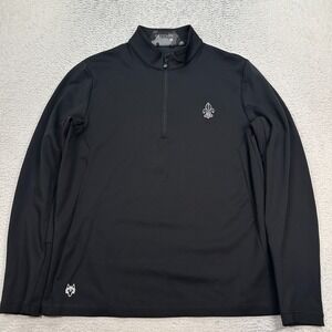 Greyson Jacket Men's Size Large 1/4 Zip Performance Pullover Golf Logo LVCC.